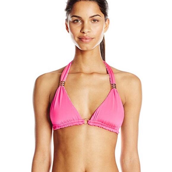 Beach Bunny Coral Reef Halter Bikini Top nwt - Picture 4 of 7